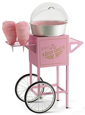 ให้เช่า เครื่องทำสายไหม แบบล้อเข็น cotton candy